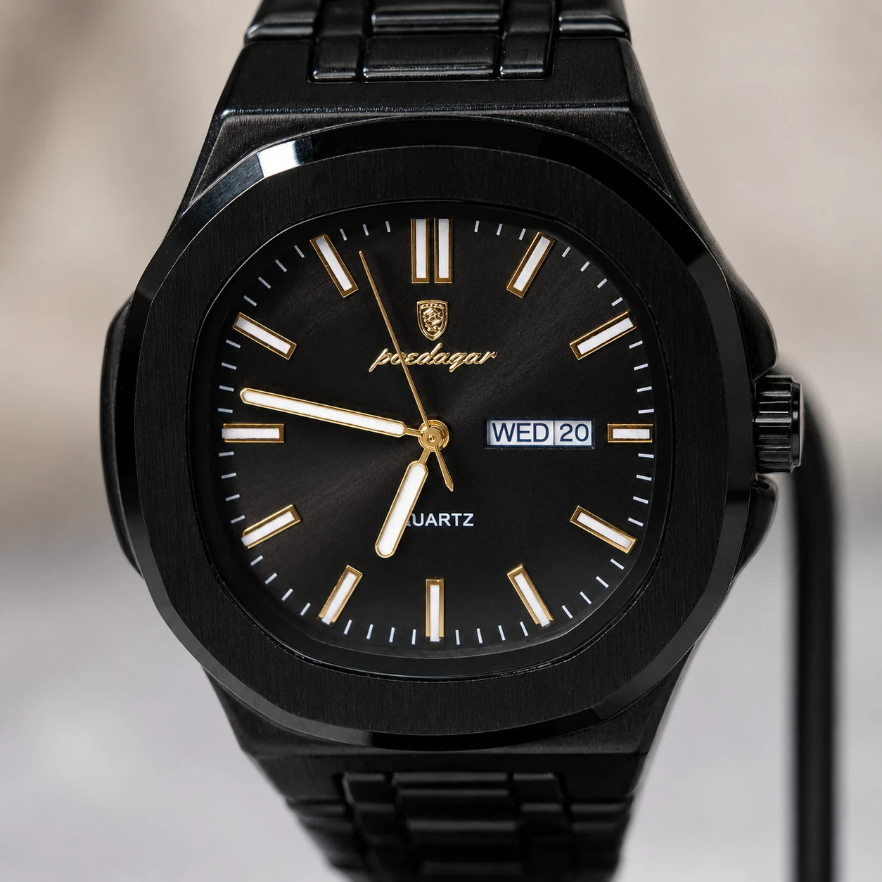 Poedagar Nautilus Full Black® 42mm