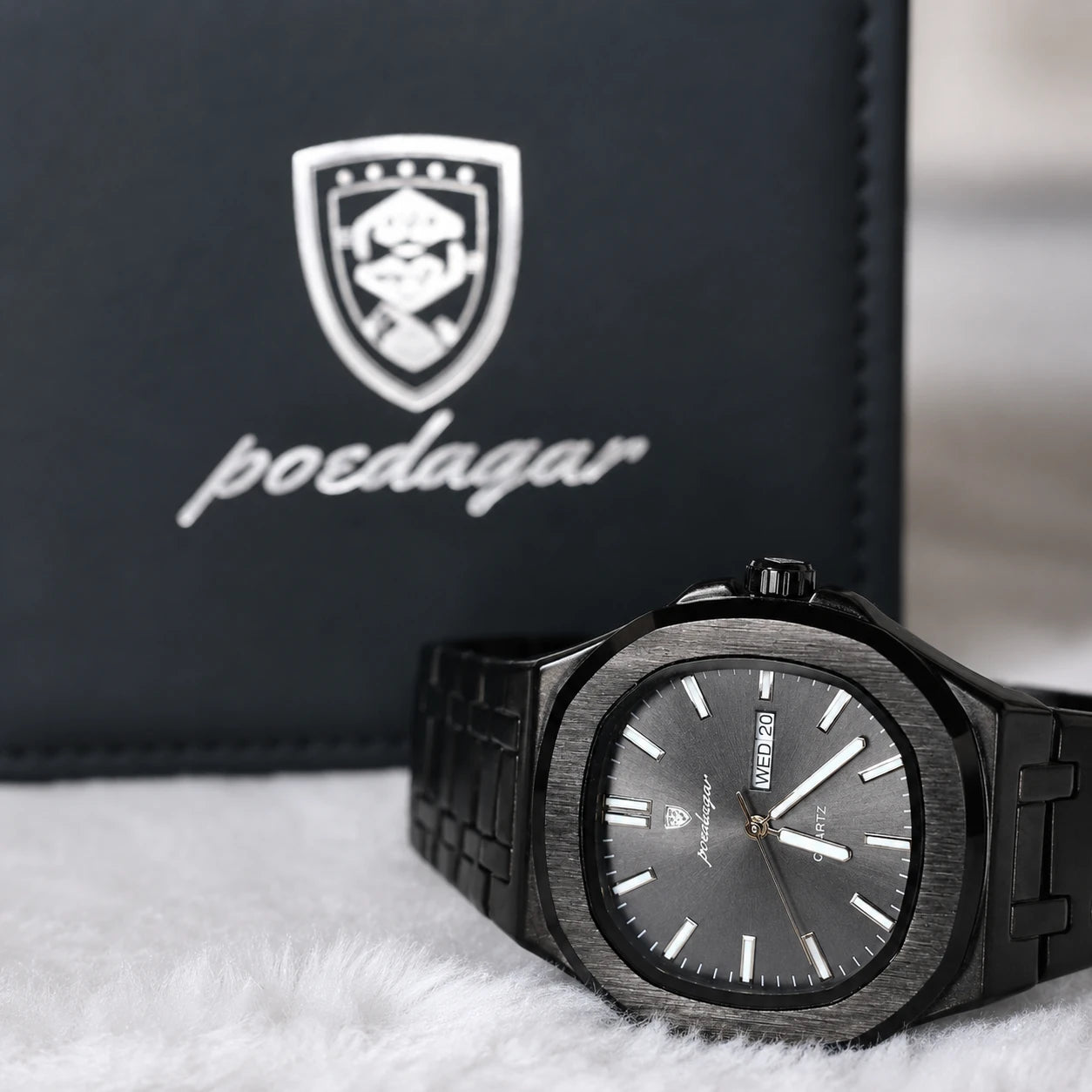 Poedagar Nautilus Full Black® 42mm
