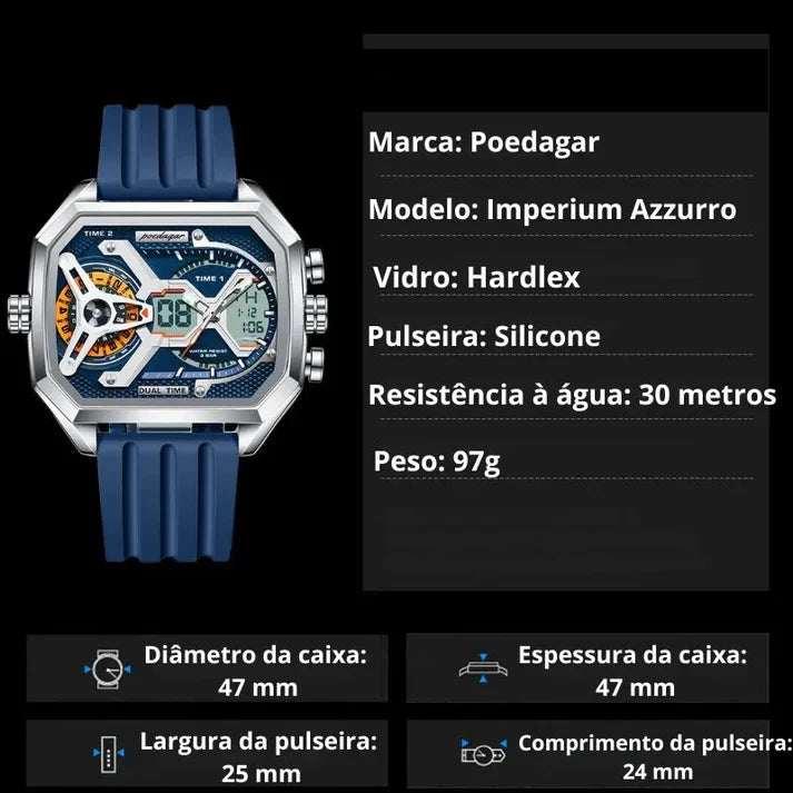 Poedagar Azure® 47 mm